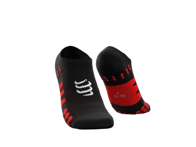 CompresSport Run Socks No Show - Black/Red - (906) kép