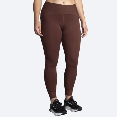 Brooks Momentum Thermal Tight - női (Run Raisin) kép