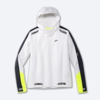 Brooks Run Visible Thermal Hoodie - női (White/Asphalt/Nightlife) thumbnail