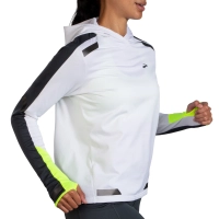 Brooks Run Visible Thermal Hoodie - női (White/Asphalt/Nightlife) thumbnail