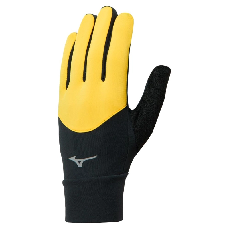 Mizuno Warmalite Glove (Black/Racing Yellow)
