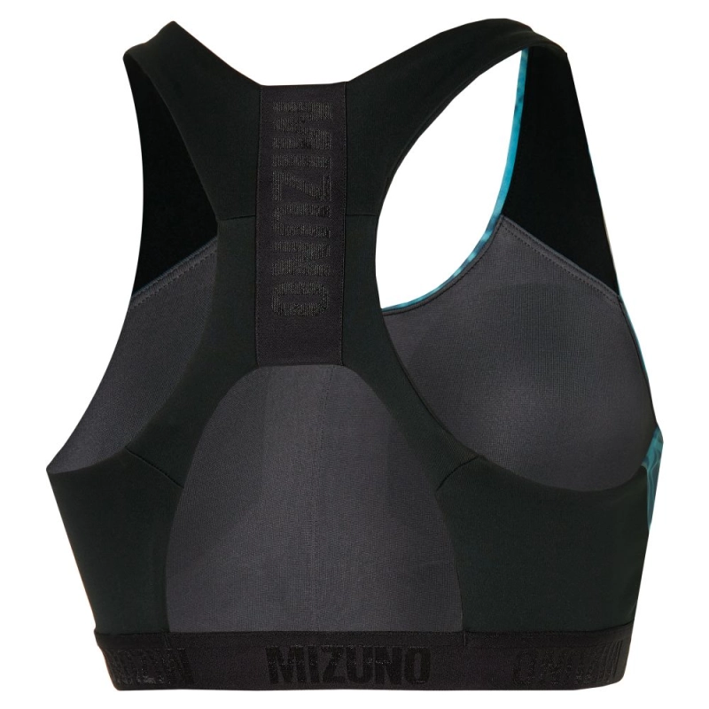 Mizuno Alpha Graphic Bra - Copen Blue - női (22)