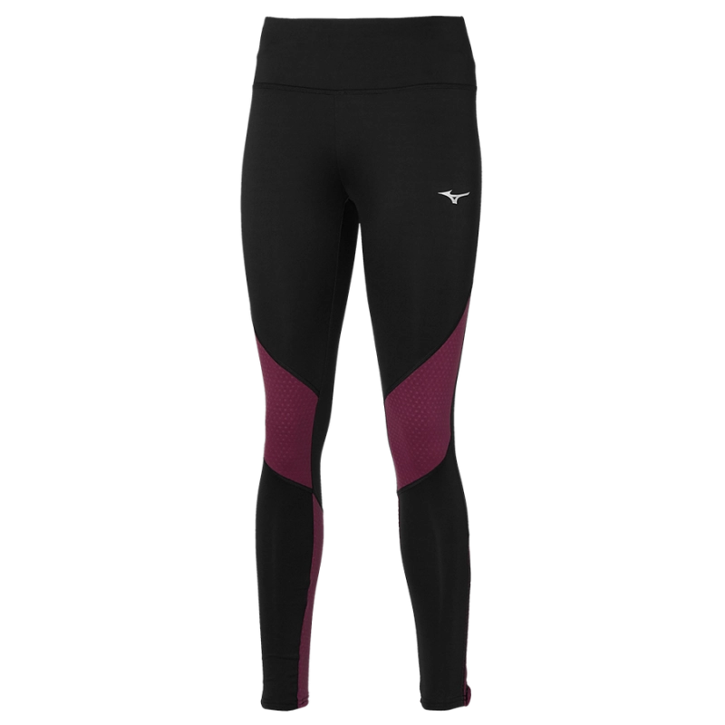 Mizuno Warmalite Tight - Black/Grape Wine - női (99)