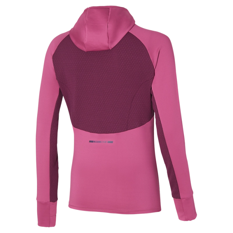 Mizuno Warmalite Hooded LS - Magenta Haze - női (85)