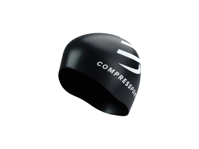 CompresSport Swim Cap (Black/White) kép