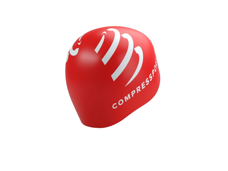 CompresSport Swim Cap (Red/White)