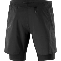 Salomon Cross TW Shorts M - Black - férfi thumbnail