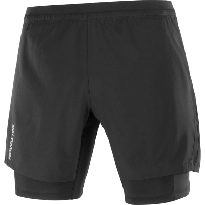 Salomon Cross TW Shorts M - Black - férfi kép