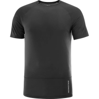 Salomon Cross Run SS Tee M - Deep Black - férfi thumbnail