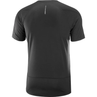 Salomon Cross Run SS Tee M - Deep Black - férfi thumbnail