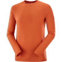 Salomon Cross Run LS Tee M - Burnt Ochre - férfi thumbnail