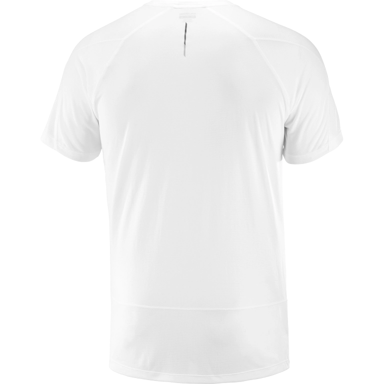 Salomon Cross Run SS Tee M - White - férfi