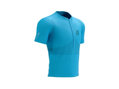 CompresSport Trail Half-Zip Fitted SS Top - HawBlue/ShSp - férfi (554) kép