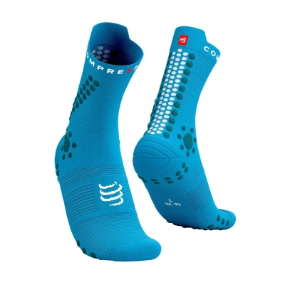 CompresSport Pro Racing Socks V4.0 Trail - Hawaiian Ocean/Shaded Spruce (554) thumbnail