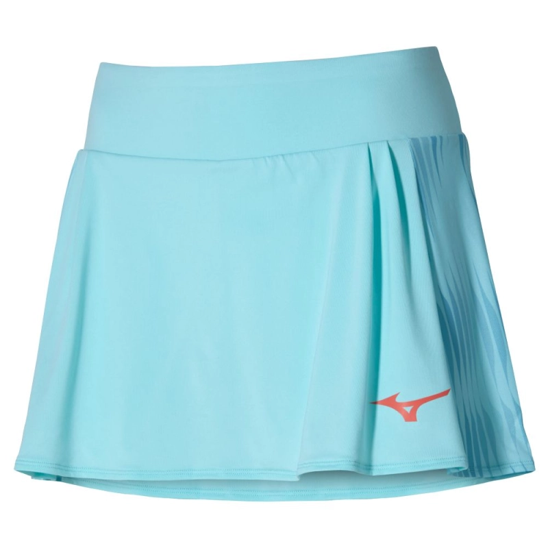 Mizuno Printed Flying Skirt - Tanager Turquoise - női (27)