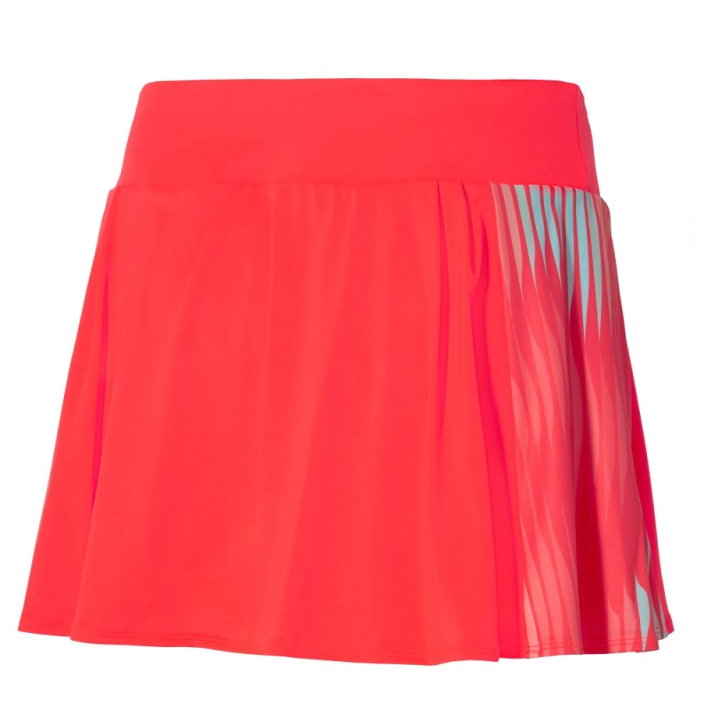 Mizuno Printed Flying Skirt - Fierry Coral - női (53)