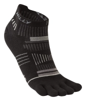 Hilly Toes Socklet Min - (Black/Grey/Light Grey) thumbnail