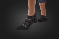 Hilly Toes Socklet Min - (Black/Grey/Light Grey) thumbnail