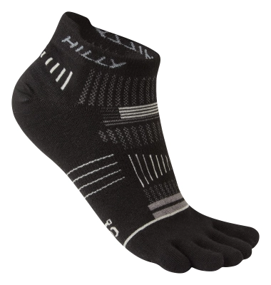 Hilly Toes Socklet Min - (Black/Grey/Light Grey) kép