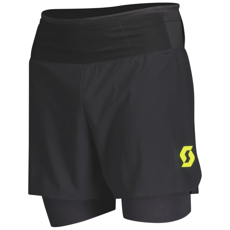 Scott SCO Hybrid Shorts M's RC Run - Black/Yellow - férfi