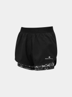 Ronhill Life Twin Short - női (Black/Mono MagicEye) thumbnail