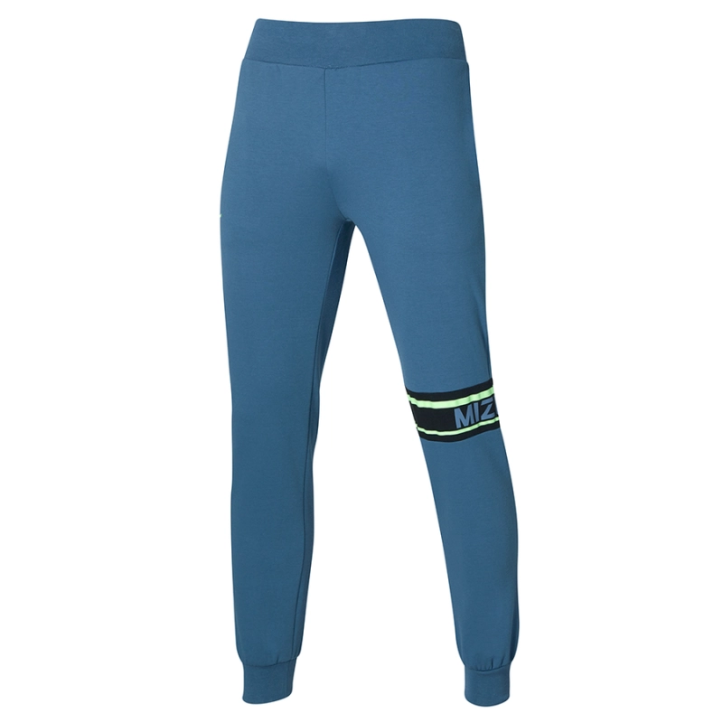 Mizuno Athletics Sweat Pant - China Blue - férfi (21)