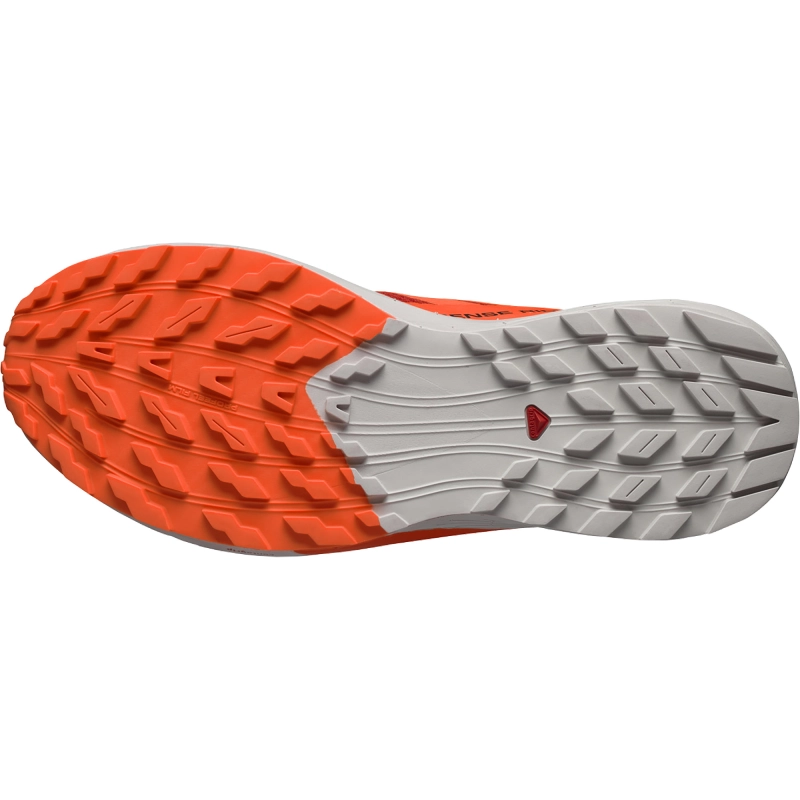 Salomon Sense Ride 5 - férfi (Lunar Rock/Shocking Orange/FR)