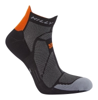 Hilly Marathon Fresh Socklet MIn - (Black/Orange) thumbnail