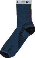 LEKI Trail Running Socks (True Navy Blue-White) thumbnail