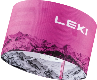 LEKI XC Headband Neonpink/White (Neonpink/White) kép