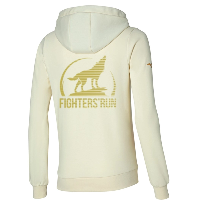 Fighters Run kollekció Athletics Graphic Hoody - Papyrus - női (03)