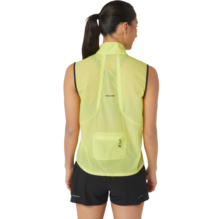 Asics Metarun Packable Vest - Glow Yellow - női (750)