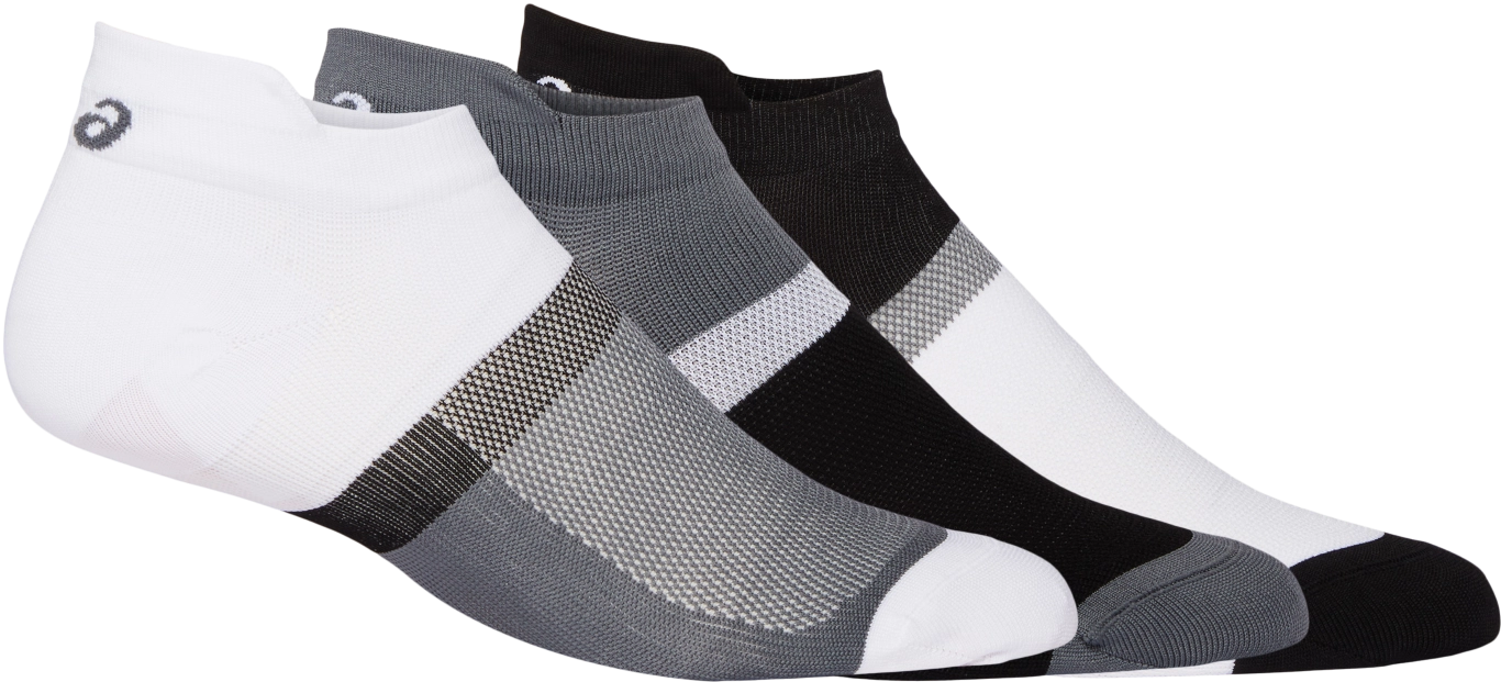 Asics 3PPK Color Block Ankle Sock (001)