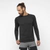 Salomon Cross Run LS Tee M - Deep Black - férfi