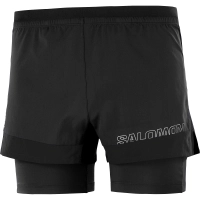 Salomon Cross 2IN1 Shorts M - Deep Black - férfi thumbnail