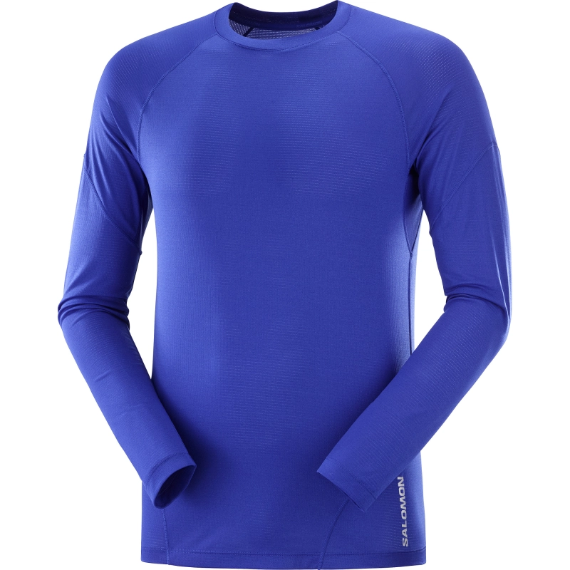 Salomon Cross Run LS Tee M - Surf The Web - férfi