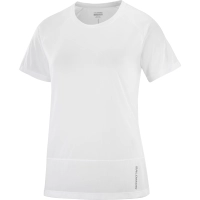 Salomon Cross Run SS Tee W - White - női (White) thumbnail