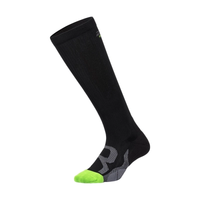 2XU Comp Socks for Recovery (BLK/GRY) thumbnail