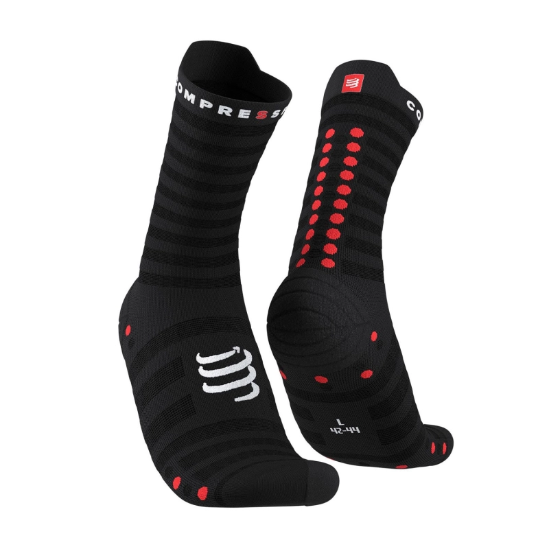 CompresSport Pro Racing Socks V4.0 Ultralight Quarter - Black (906)