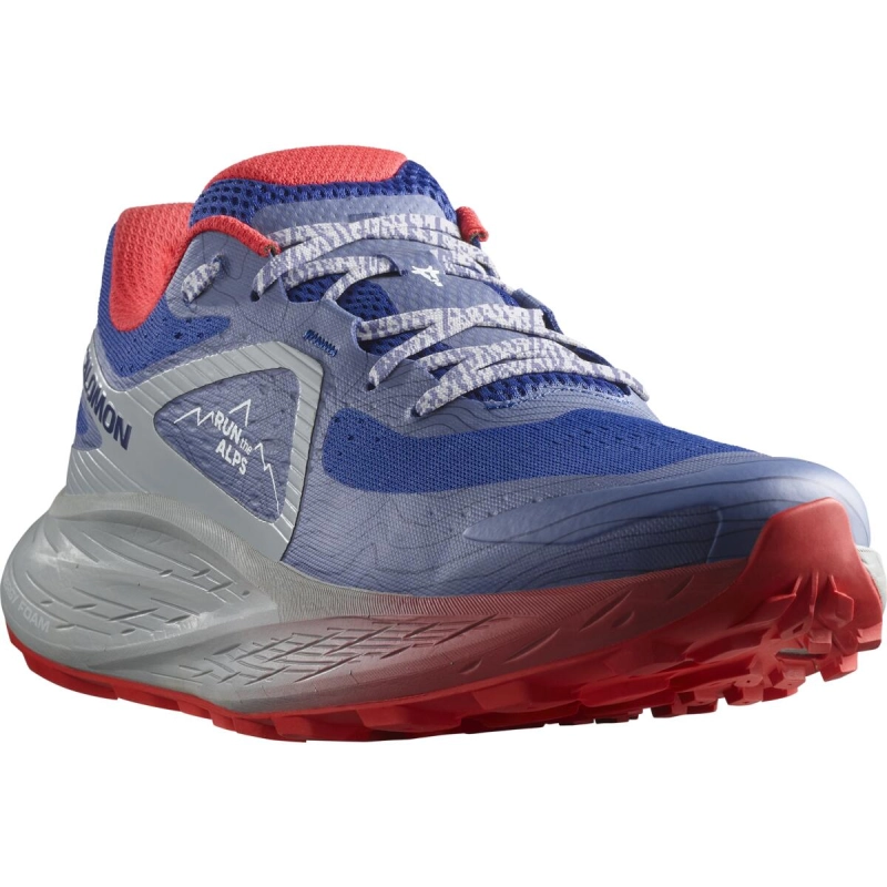 Salomon Glide Max TR Run The alps - női (SurfTheWeb/Querry/HighRiskRed)