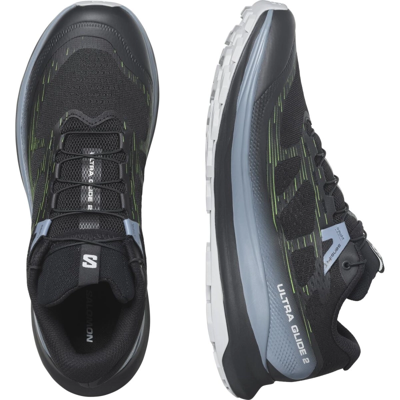 Salomon Ultra Glide 2 - férfi (Black/FlintStone/Green Gecko)