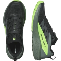 Salomon Sense Ride 5 - férfi (Black/Laurel Wreath/Green Gecko) thumbnail