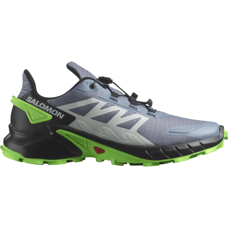 Salomon Supercross 4 - férfi (Flint Stone/Black/Green Gecko)