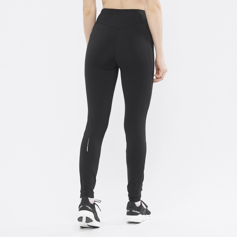 Salomon Cross Warm Tight W - Deep Black - női