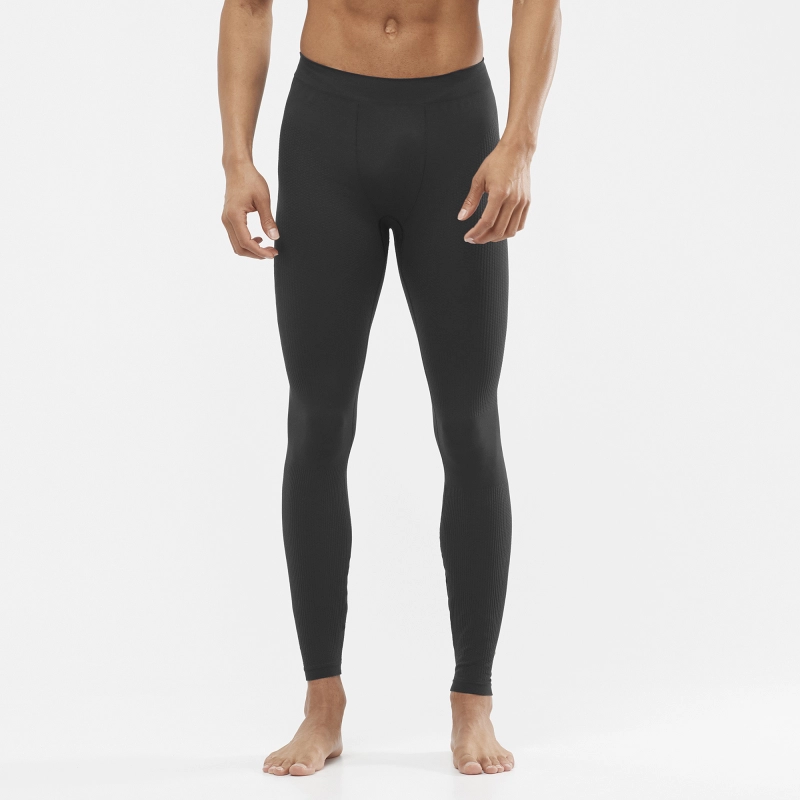 Salomon Sntial Warm Tights M - férfi (Deep Black)