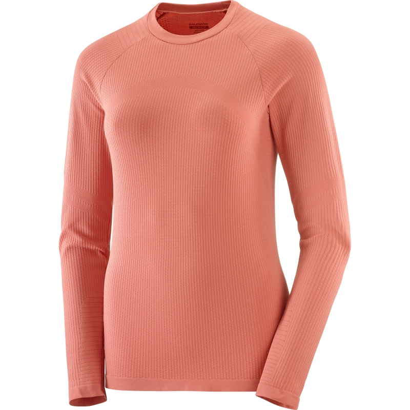 Salomon Sntial Warm LS TOP W - női (Faded Rose)