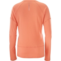 Salomon Cross Run LS Tee W - Coral - női thumbnail