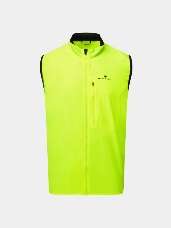 Ronhill Mens Core Gilet - férfi (Fluo Yellow/Black)