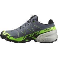 Salomon Speedcross 6 GTX - férfi (Flint Stone/Green Gecko/Black) thumbnail