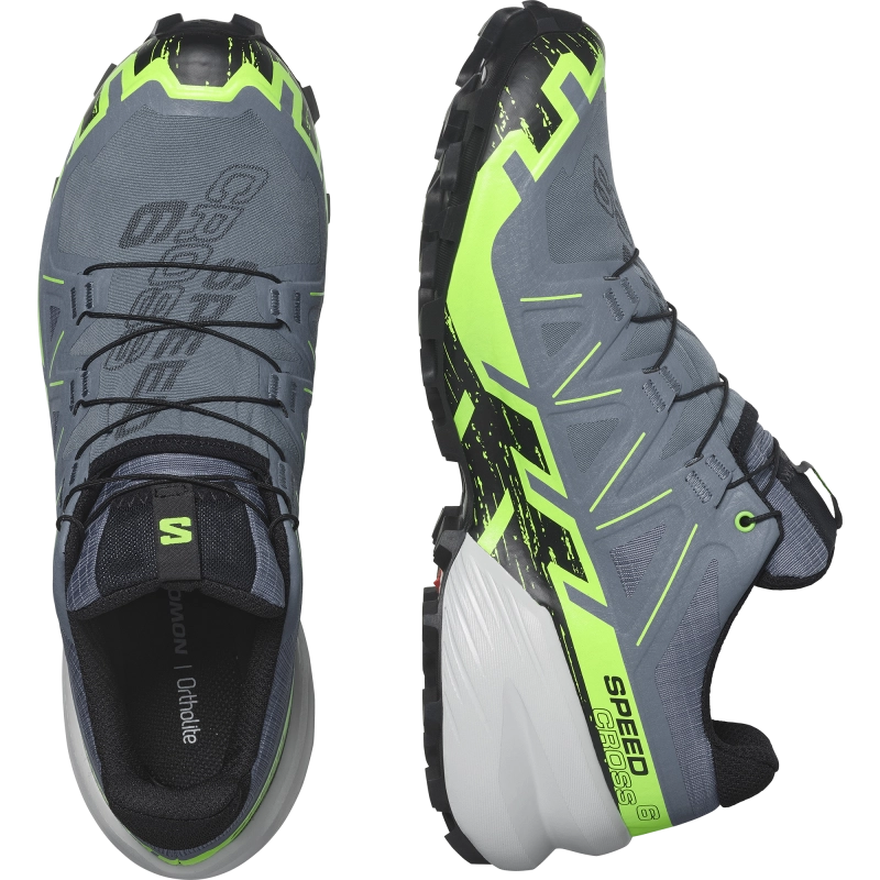 Salomon Speedcross 6 GTX - férfi (Flint Stone/Green Gecko/Black)